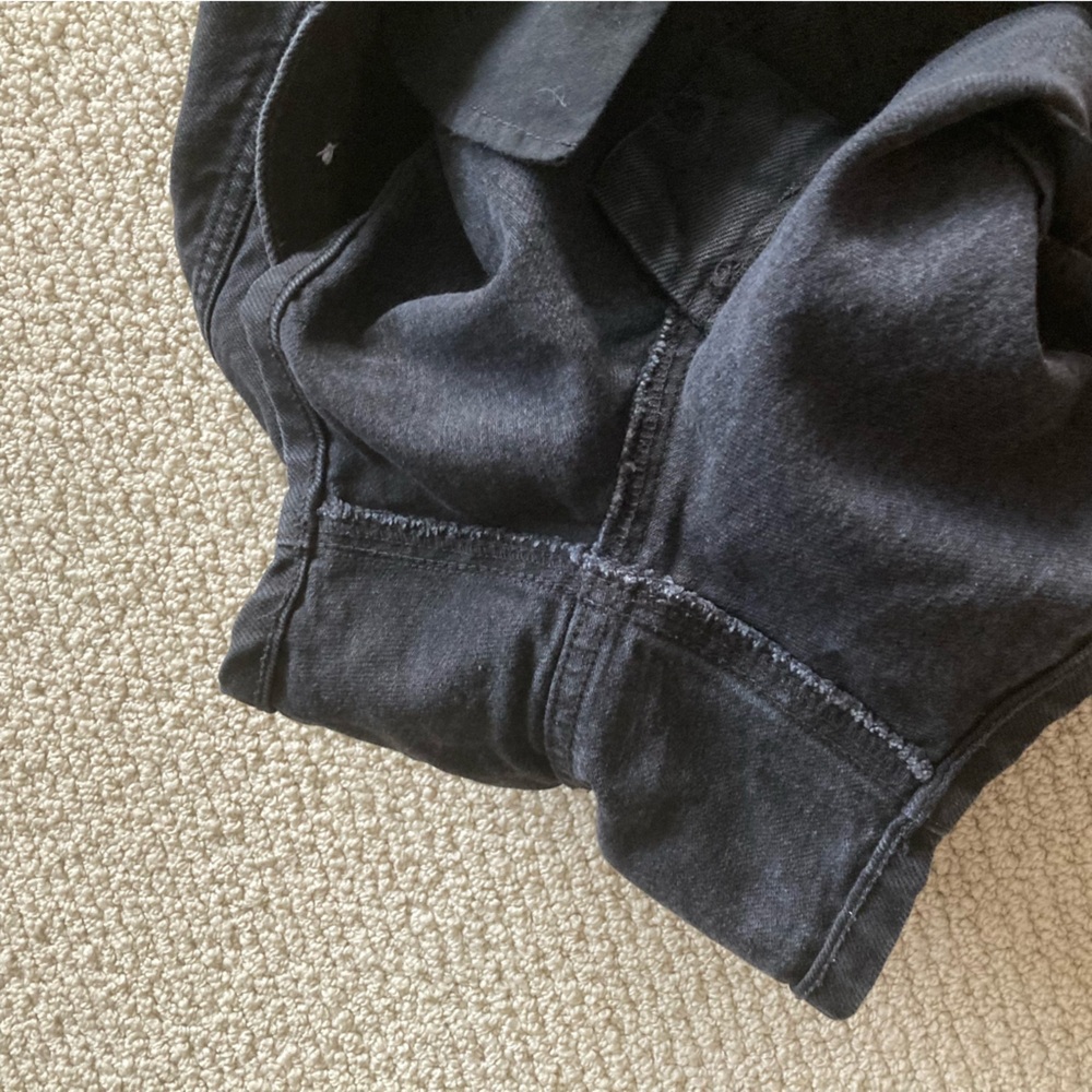 MNG Black Denim High Rise Jean Shorts Women’s Size 6 Bottoms Dark Wash Like New - Picture 10 of 10